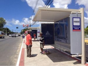 Novo modelo de ponto de ônibus é implantado na Serraria