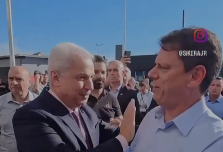 Pré-candidato, Sikêra Jr aparece em evento da PM de São Paulo ao lado de Tarcísio