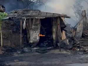 Empresário relata prejuízo de R$50 mil após incêndio destruir borracharia em Palmeira