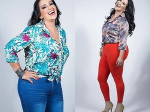 Fabíola Gadelha perde 25 kg e vira modelo plus size