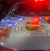 Suspeitos fogem de operação em Milagres e abandonam itens ligado ao Comando Vermelho