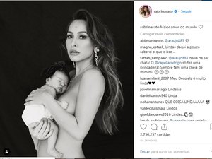 Sabrina Sato e Duda Nagle mostram rosto de Zoe pela primeira vez no Instagram