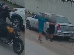 Veja momento que homem é morto ao sair de academia no bairro Santos Dumont