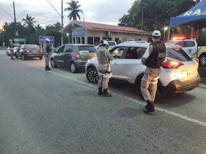 BPRv faz Operação Lei Seca na rodovia AL 101 Sul
