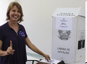 Candidatas ao cargo de reitor da Ufal votam durante o dia