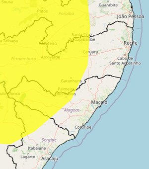 Inmet emite alerta de baixa umidade para cidades do Agreste e Sertão de Alagoas