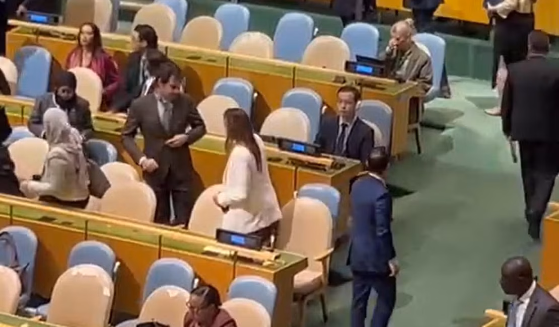 Brasil e outras comitividas abandonam plenário da ONU na fala de Israel