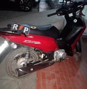 Após roubo, motocicleta é encontrada e devolvida para dono