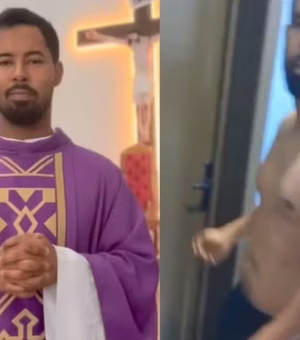 Família de noiva flagrada com padre denuncia exposição nas redes
