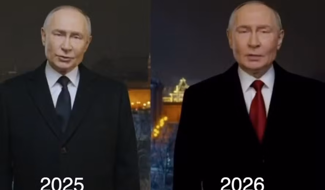 IA? Mensagem de fim de ano de Putin é alvo de chacotas por repetir imagens de 2024