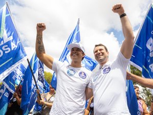 Ato inicial de campanha em Maceió: Daniel Barbosa chegou com peso na capital