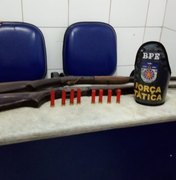 Polícia Militar prende homem com armas e munições em Satuba