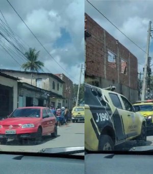 [Vídeo] Jovem é morto a tiros dentro de oficina na cidade de Rio Largo