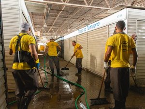 Mercado da Produção fecha para realização do mutirão de limpeza na segunda (23)