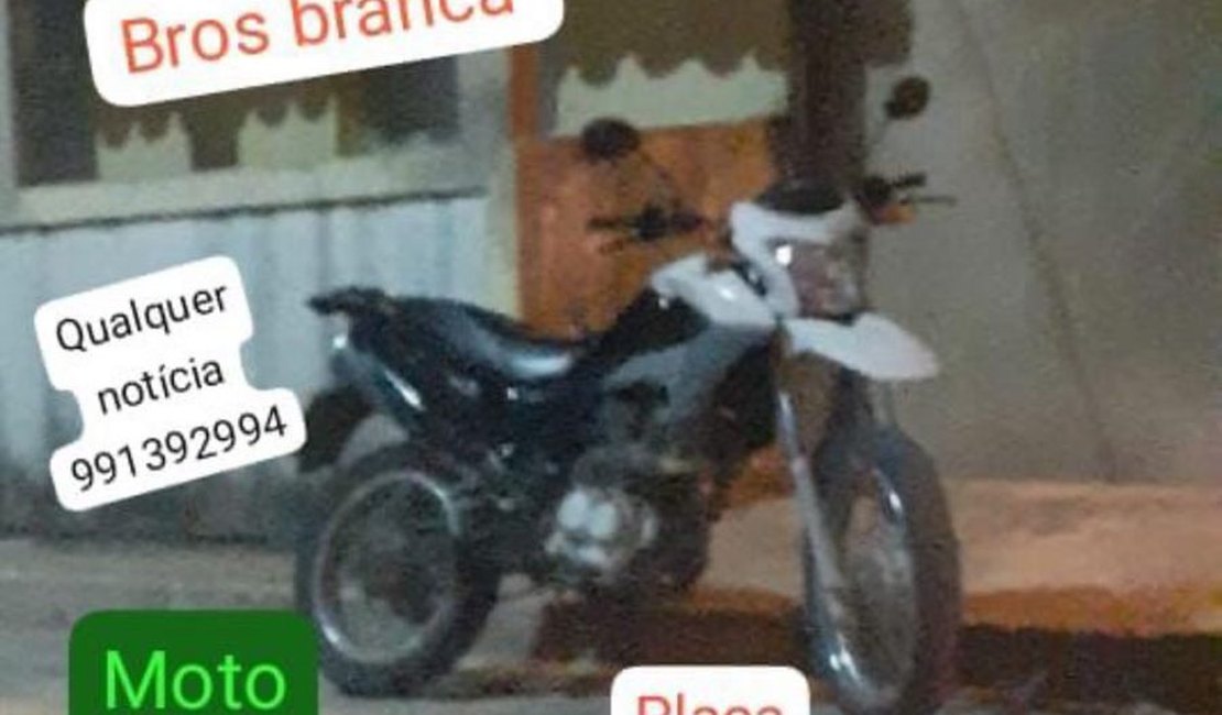Ladrão furta motocicleta em Porto Calvo