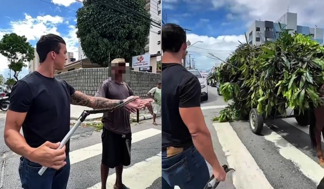 Cavalo vítima de maus-tratos é resgatado por deputado em Maceió