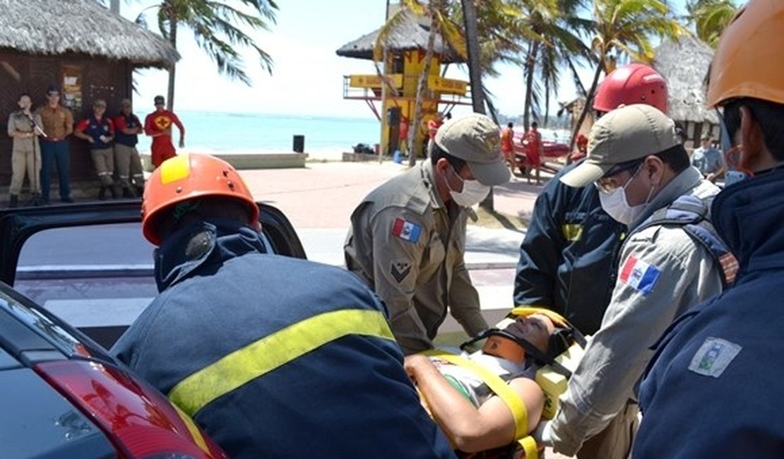 Simulado dá início às comemorações da Semana do Bombeiro