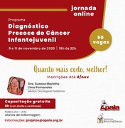 Apala oferta capacitação sobre diagnóstico precoce do Câncer Infanto-juvenil