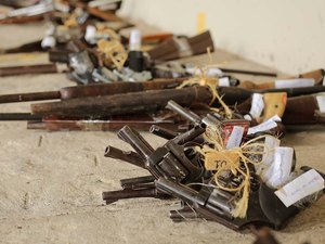 ?200 armas serão destruídas pelo Exército; CGJ/AL já entregou 685 neste ano