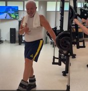 'Aqui não tem IA, é no braço!’: Janja mostra o treino ‘maromba’ de Lula ao som de pagode