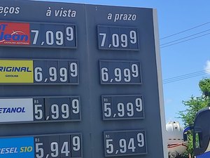 Preço do litro da gasolina comum sobe para R$ 6,99 em Maragogi