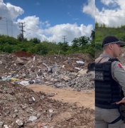 Prefeitura flagra descarte irregular de resíduos e aciona PM em Arapiraca