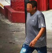 Foragido da Justiça por furto é preso após ser identificado por câmera no Centro de Maceió