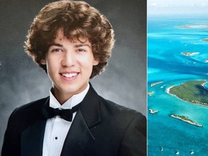 Rapaz de 18 anos aceita desafio de amigos, pula de navio no mar com tubarões e some nas Bahamas