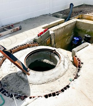 Obras de esgotamento sanitário em Maragogi estão 90% prontas