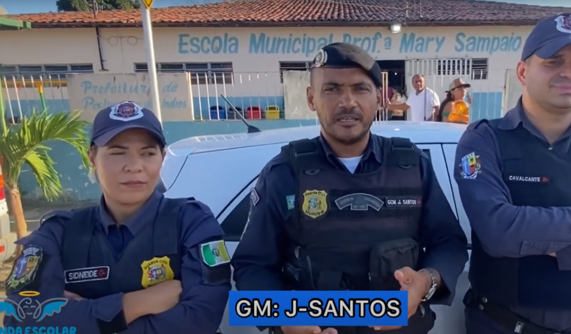 [Vídeo] 7segundos Palmeira acompanha trabalho da GCM durante a Ronda Escolar Anjos da Guarda