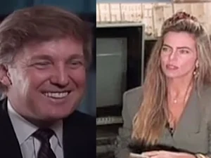 Polêmica entrevista de Trump com Bruna Lombardi nos anos 1990 viraliza