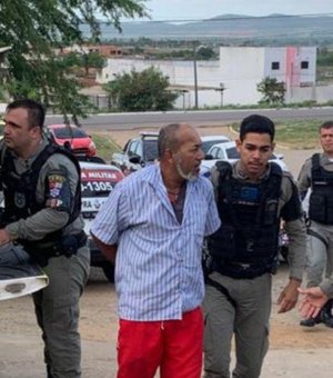 Preso suspeito de chacina que deixou cinco mortos a facadas no município de Estrela de Alagoas