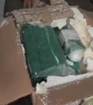 Homem é preso ao receber encomenda com mais de quatro quilos de maconha