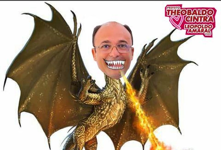 Candidato a prefeito de Major Izidoro vira “meme” de dragão nas redes sociais