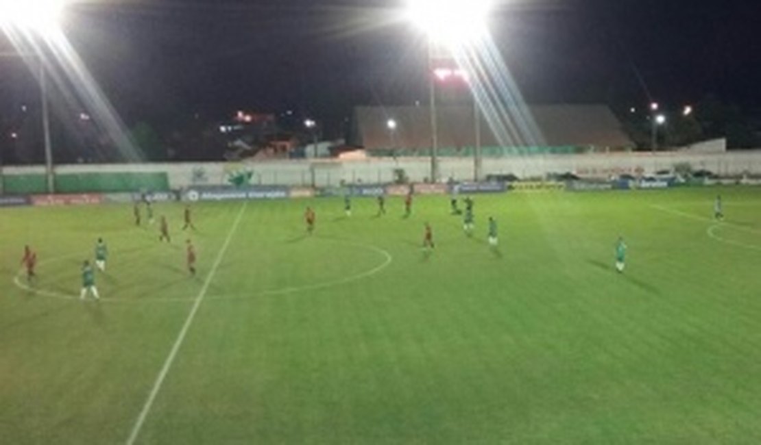 Coruripe perdeu para o Santa Rita, no estádio Gerson Amaral