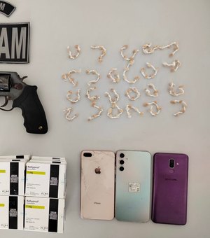 Homem é denunciado por ameaçar ex e acaba preso com drogas e Rohypnol em Arapiraca