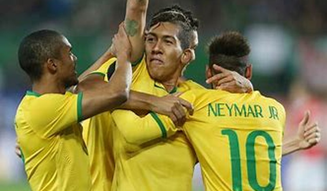 Com gol de Firmino, Brasil bate o México e chega as quartas de final