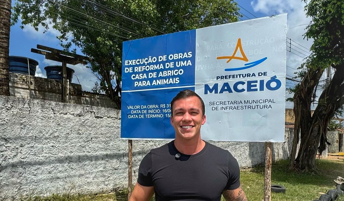 Iniciadas as obras do primeiro Centro de Castração e Clínica Veterinária de Maceió