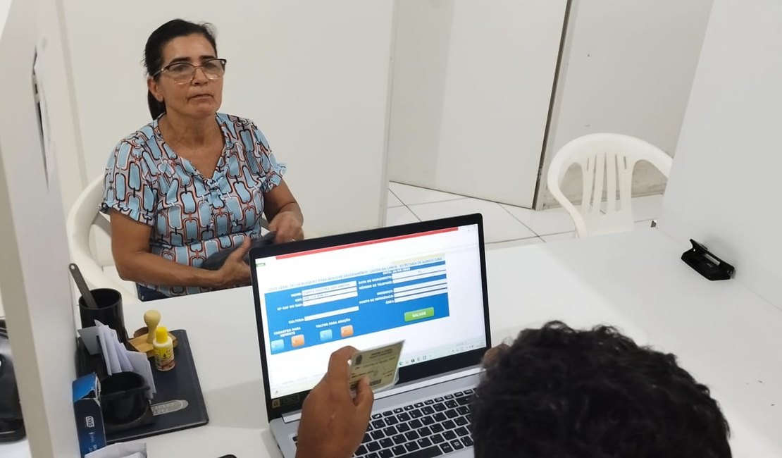 Lagoa da Canoa inicia cadastramento para o programa Planta Alagoas e aração de terras