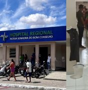Pacientes relatam falta de leitos e infiltrações no Hospital Regional de Arapiraca