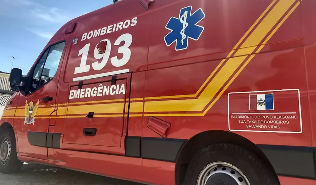 Queda de moto deixa duas pessoas feridas no povoado Canaã, em Arapiraca