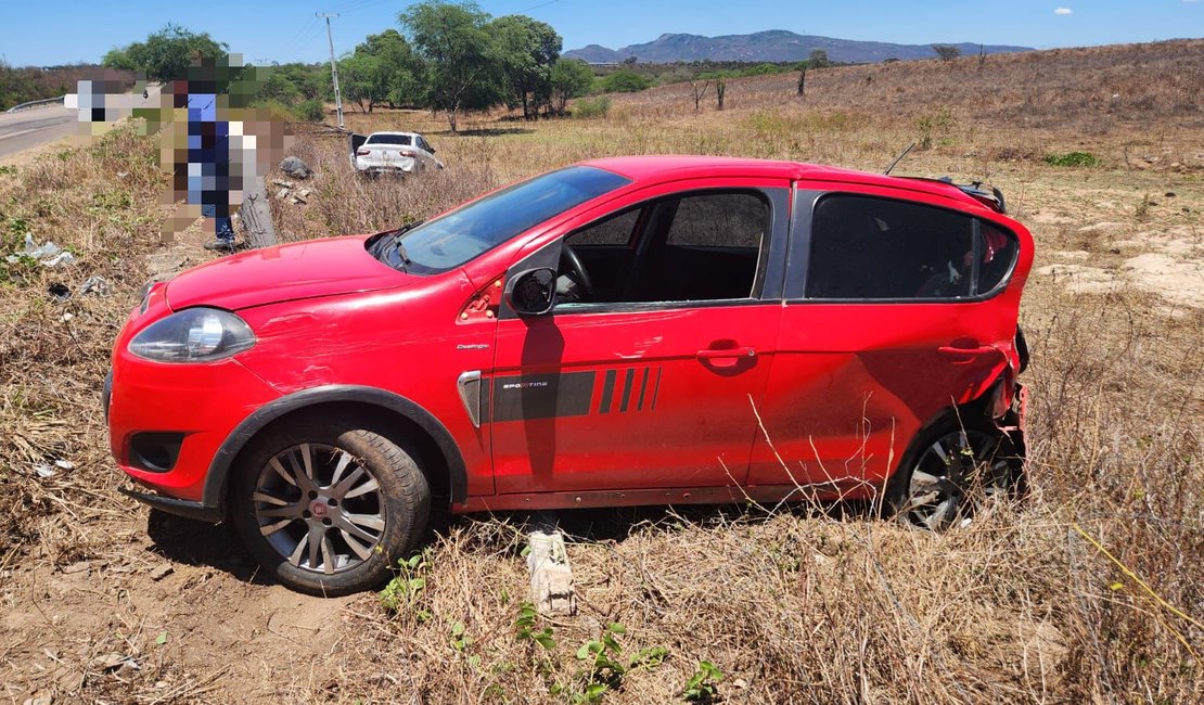 Caminhão trator provoca acidente na BR-316 e causa engavetamento entre veículos