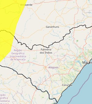 Inmet alerta para baixa umidade em 16 cidades do Sertão de Alagoas