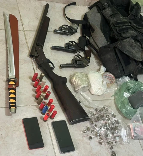 Operação conjunta prende trio e apreende quatro armas em Girau do Ponciano