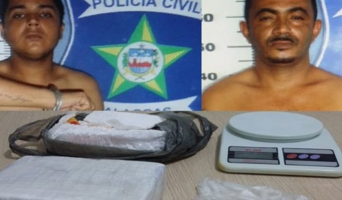 Polícia prende dupla com droga avaliada em R$ 30 mil