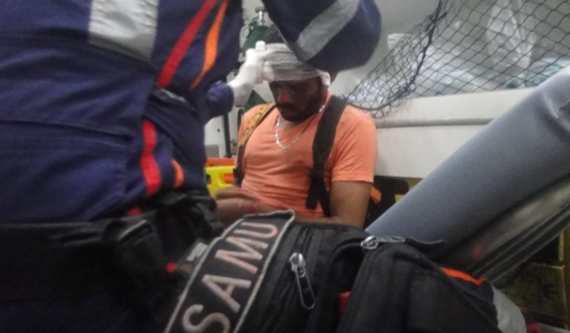 Homem com sintomas de embriaguez provoca acidente na AL-115