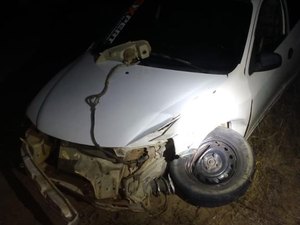 Condutor sem CNH se envolve em acidente na AL-220, em Girau do Ponciano