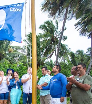 Praia de Lages e Barra de São Miguel conquistam selo internacional Bandeira Azul
