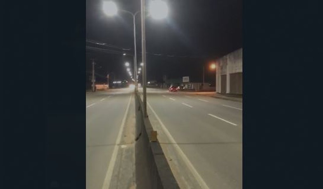 Motociclista atropela pedestre e três pessoas ficam feridas na AL-110