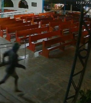 Homem invade e furta objetos do Santuário Arquidiocesano Virgem dos Pobres, em Mangabeiras